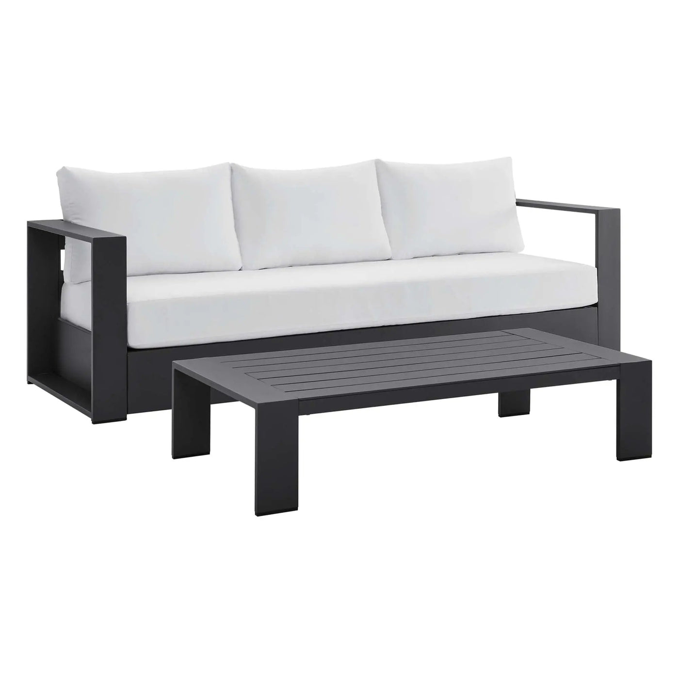 Tahoe 2-Piece Outdoor Patio Powder-Coated Aluminum Set by Modway by HouseOfZazla