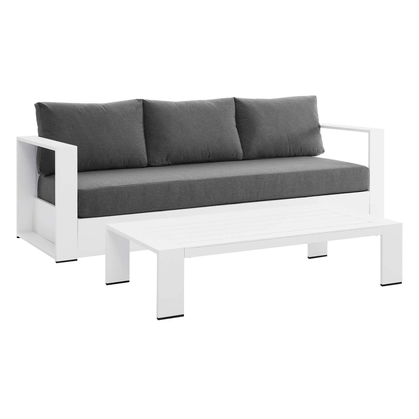 Tahoe 2-Piece Outdoor Patio Powder-Coated Aluminum Set by Modway by HouseOfZazla