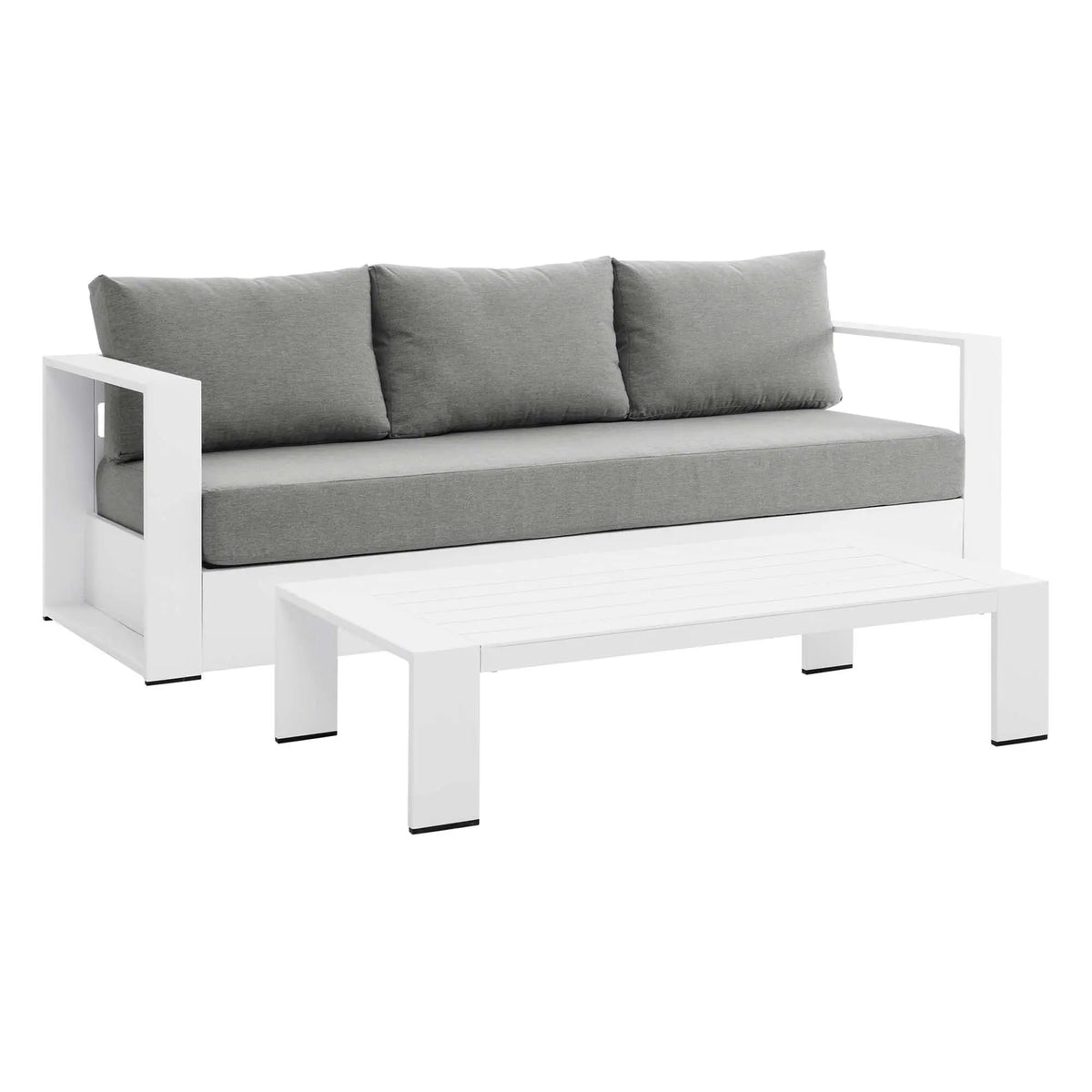 Tahoe 2-Piece Outdoor Patio Powder-Coated Aluminum Set by Modway by HouseOfZazla