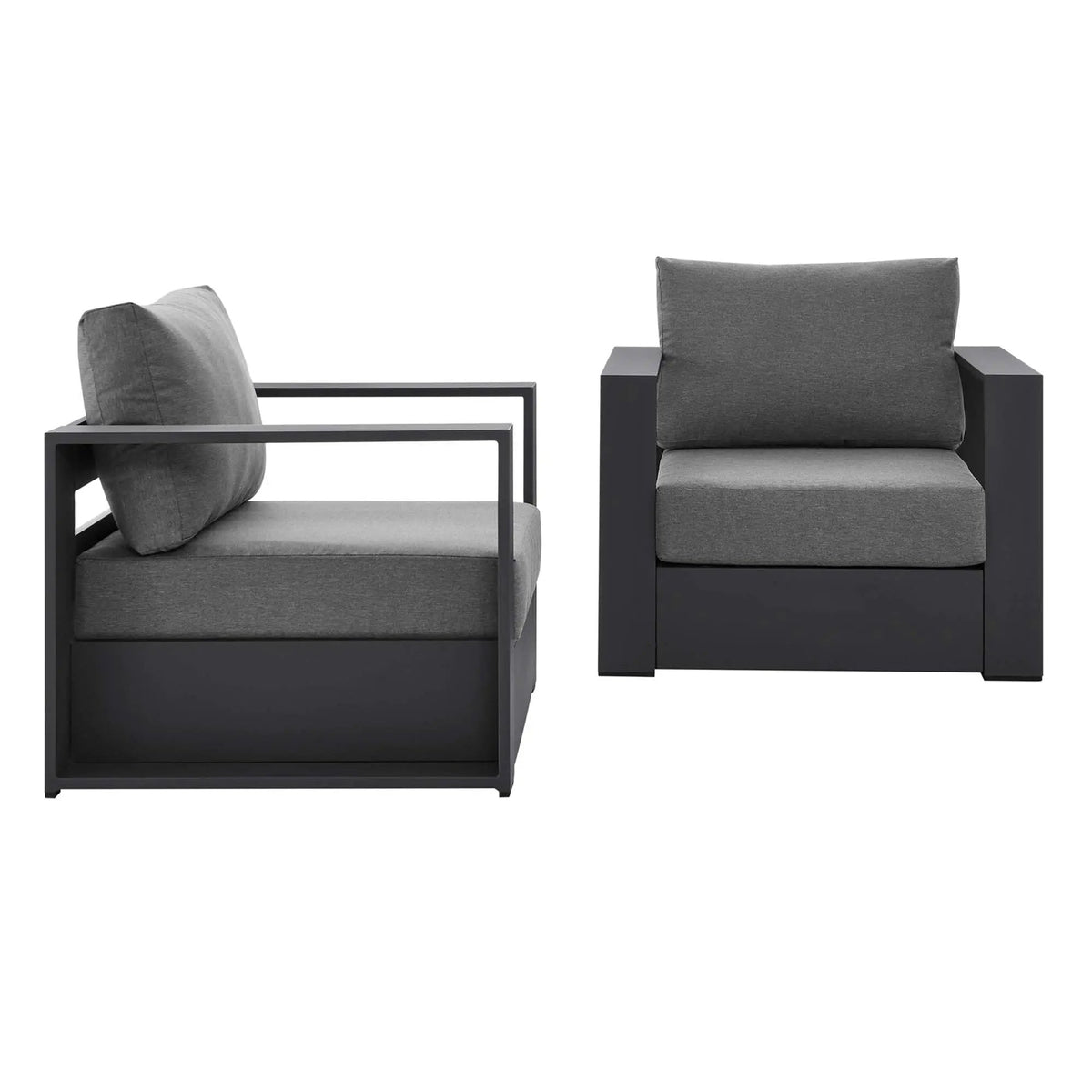 Tahoe 2-Piece Outdoor Patio Powder-Coated Aluminum Armchair Set by Modway by HouseOfZazla