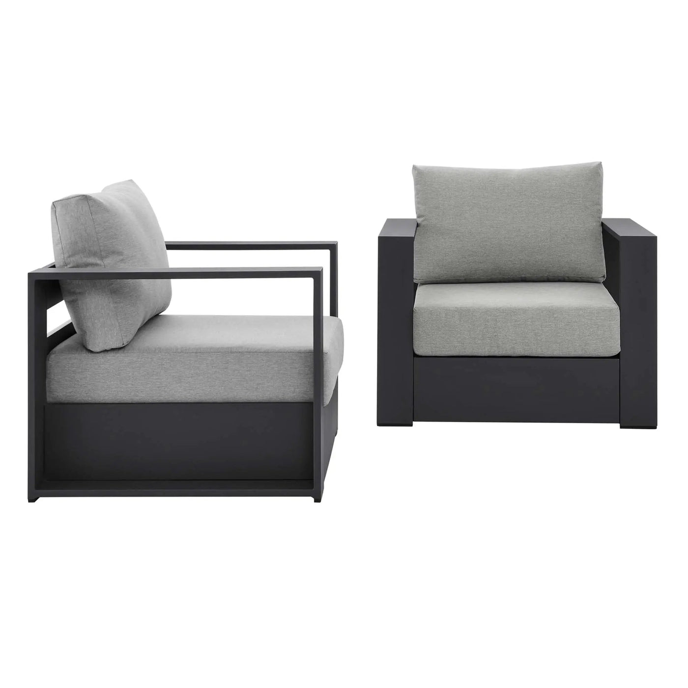 Tahoe 2-Piece Outdoor Patio Powder-Coated Aluminum Armchair Set by Modway by HouseOfZazla
