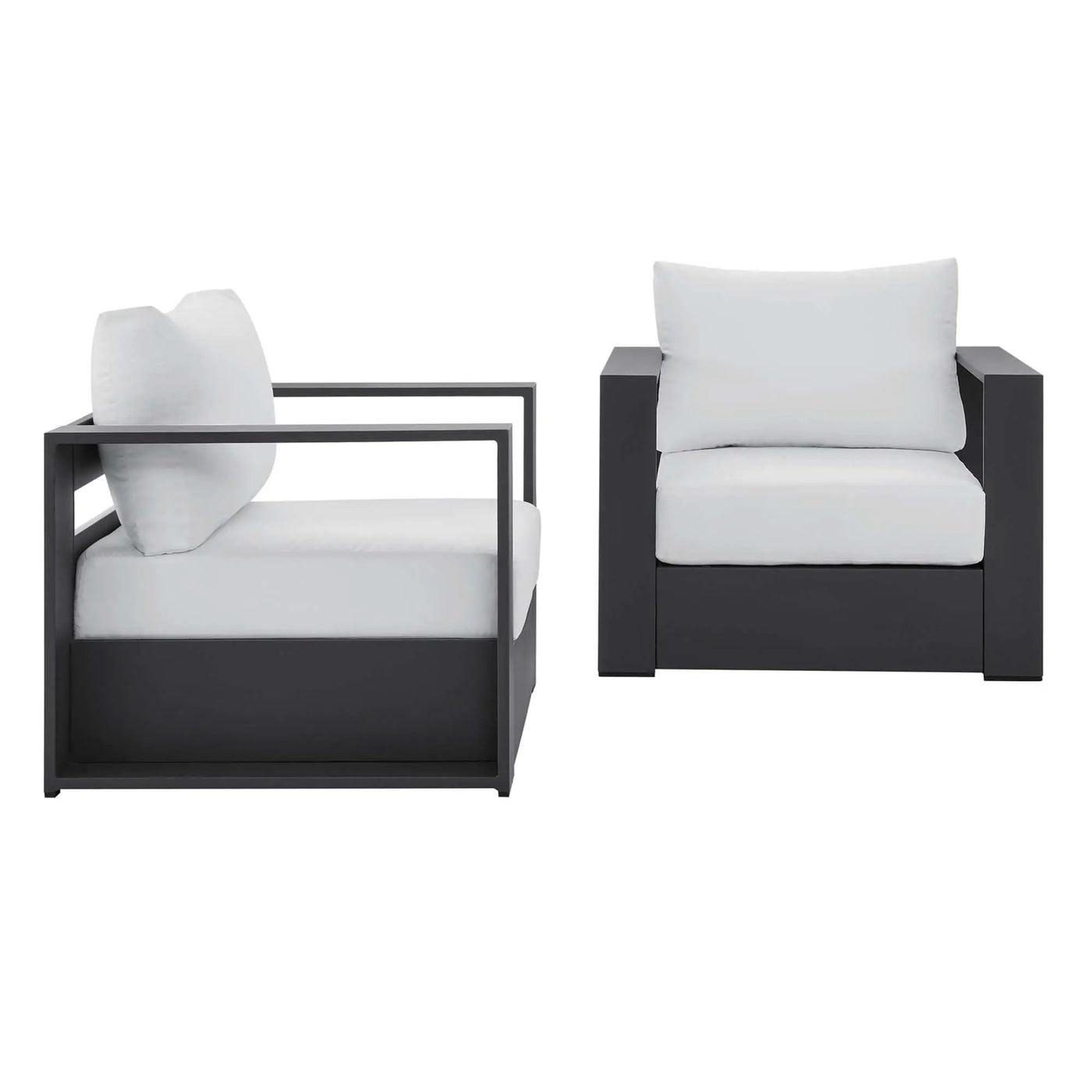 Tahoe 2-Piece Outdoor Patio Powder-Coated Aluminum Armchair Set by Modway by HouseOfZazla
