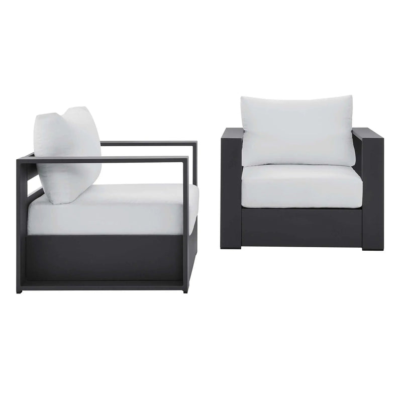 Tahoe 2-Piece Outdoor Patio Powder-Coated Aluminum Armchair Set by Modway by HouseOfZazla
