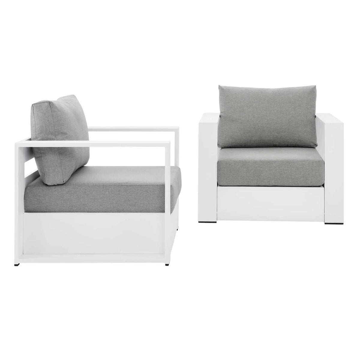 Tahoe 2-Piece Outdoor Patio Powder-Coated Aluminum Armchair Set by Modway by HouseOfZazla