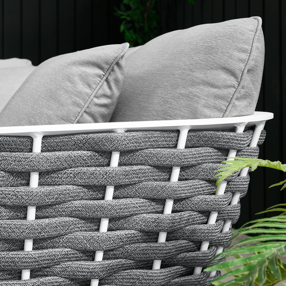 Stance Outdoor Patio Aluminum Small Sectional Sofa by Modway, photo 13 of 13