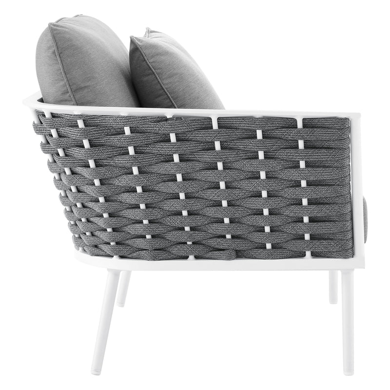 Stance Outdoor Patio Aluminum Small Sectional Sofa by Modway, photo 5 of 13