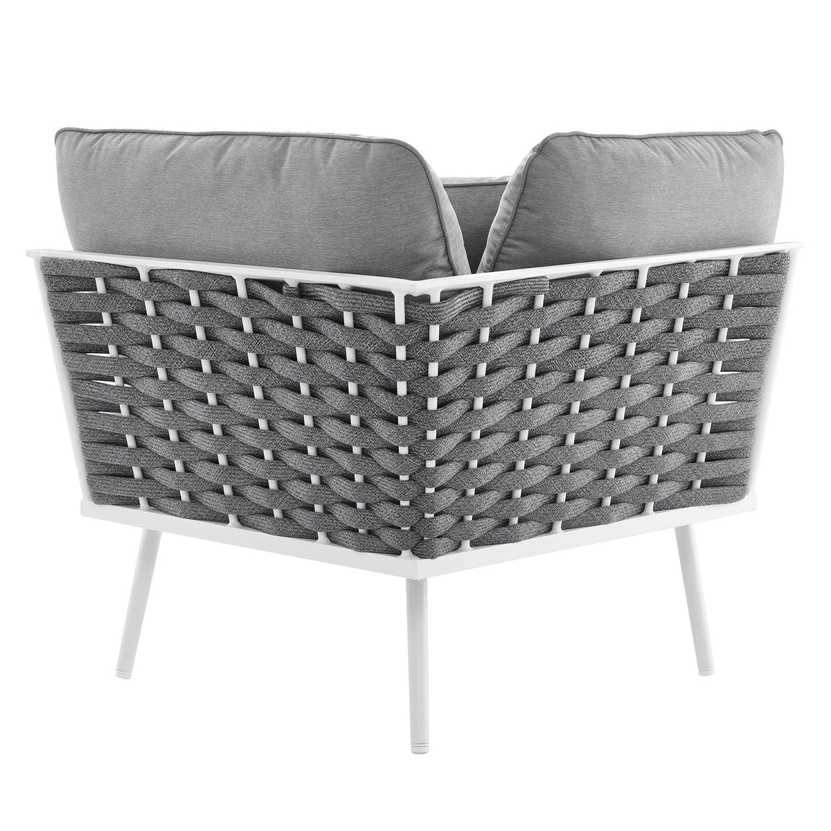 Stance Outdoor Patio Aluminum Small Sectional Sofa by Modway, photo 8 of 13