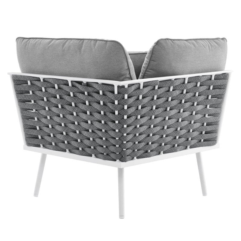 Stance Outdoor Patio Aluminum Large Sectional Sofa by Modway, photo 8 of 15