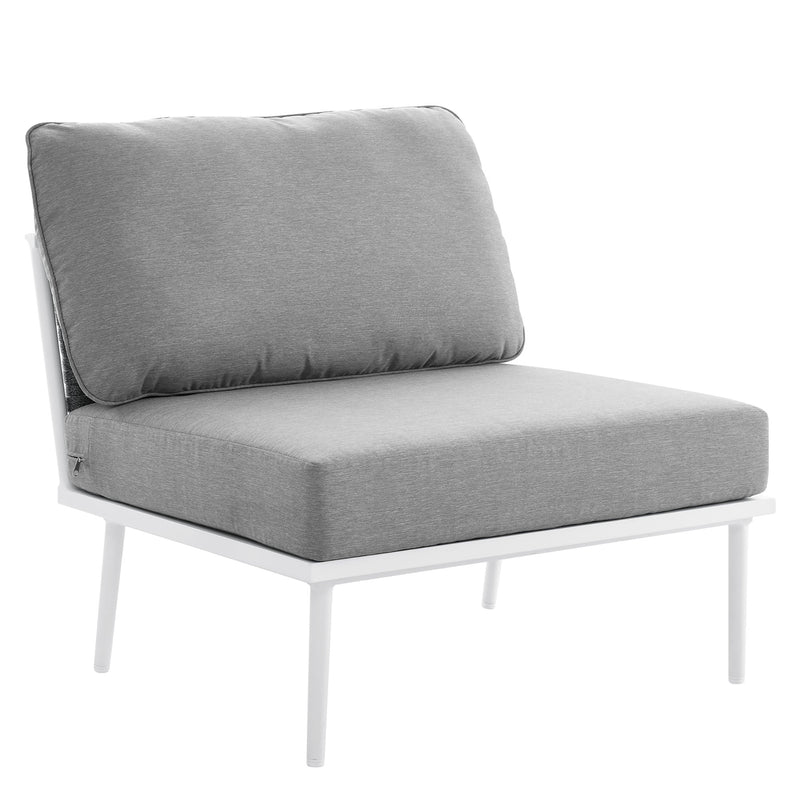 Stance Outdoor Patio Aluminum Large Sectional Sofa by Modway, photo 9 of 15