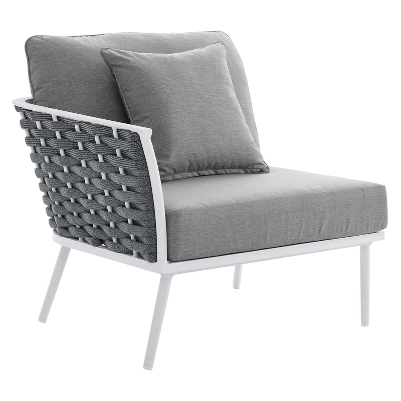 Stance 8 Piece Outdoor Patio Aluminum Sectional Sofa Set by Modway, photo 6 of 17