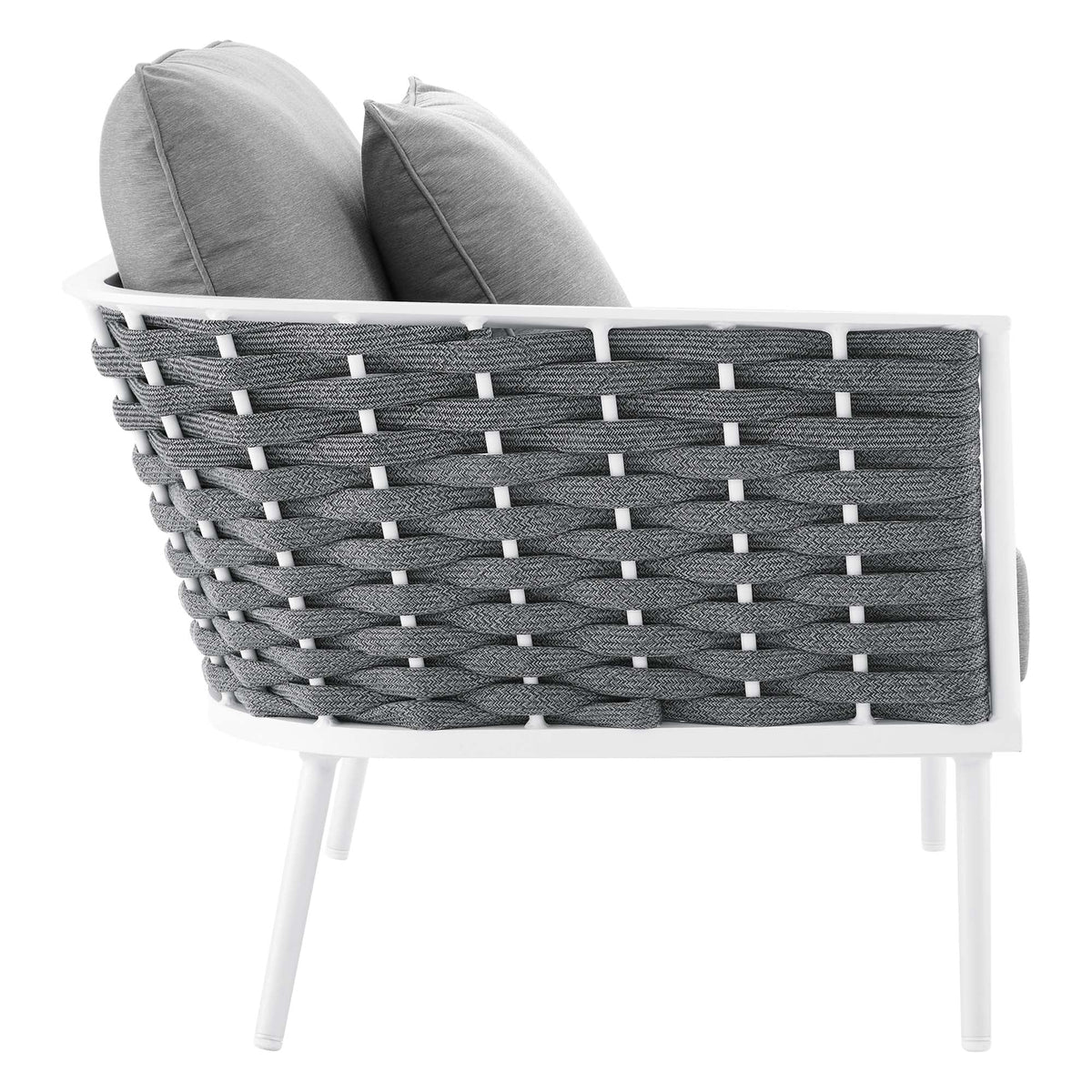 Stance 8 Piece Outdoor Patio Aluminum Sectional Sofa Set by Modway, photo 7 of 17