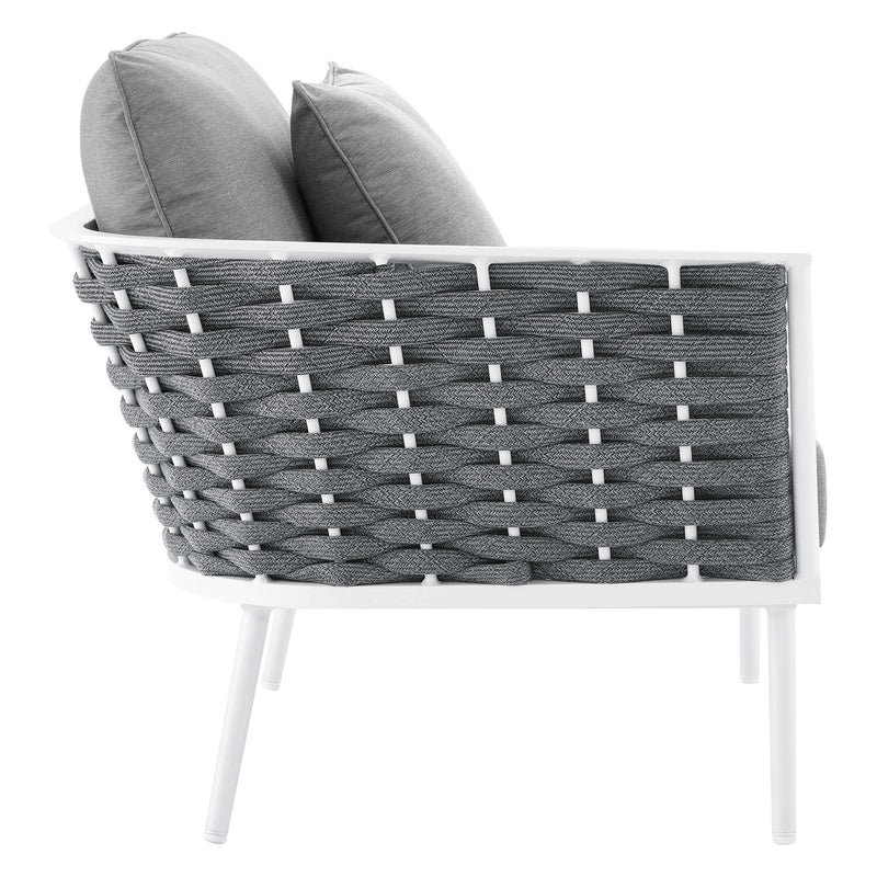 Stance 8 Piece Outdoor Patio Aluminum Sectional Sofa Set by Modway, photo 7 of 17