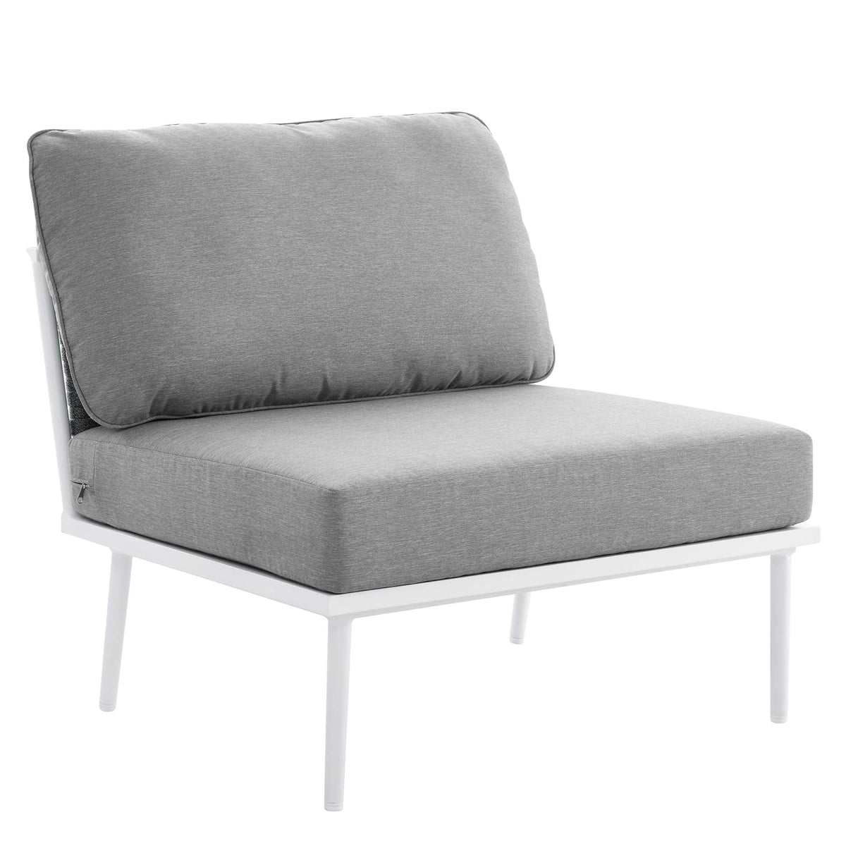 Stance 9 Piece Aluminum Outdoor Patio Aluminum Sectional Sofa Set by Modway, photo 11 of 18