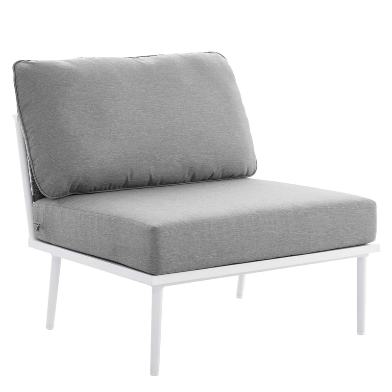 Stance 9 Piece Aluminum Outdoor Patio Aluminum Sectional Sofa Set by Modway, photo 11 of 18