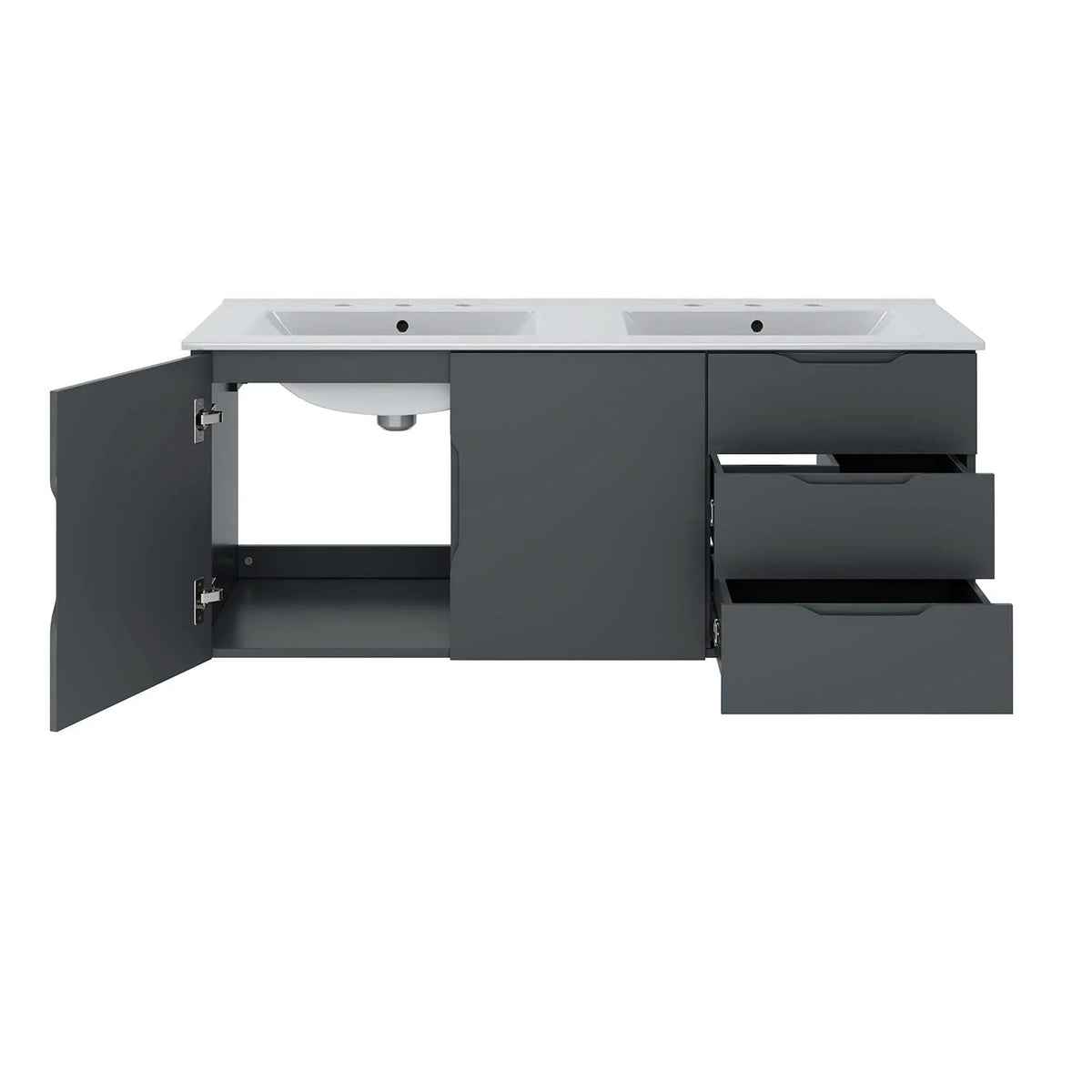 Vitality 48" Double Sink Bathroom Vanity by Modway by HouseOfZazla