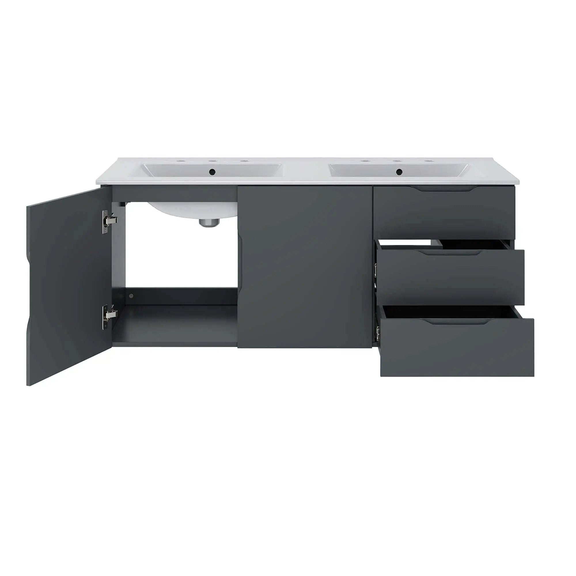 Vitality 48" Double Sink Bathroom Vanity by Modway by HouseOfZazla