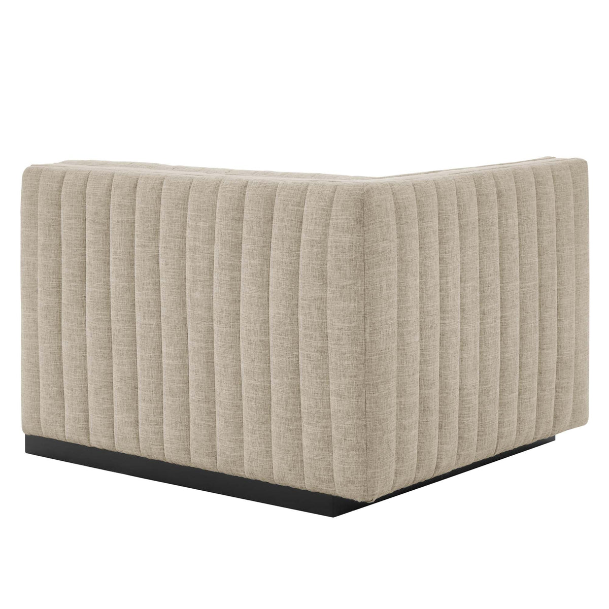 Conjure Channel Tufted Upholstered Fabric Loveseat by Modway, photo 6 of 22