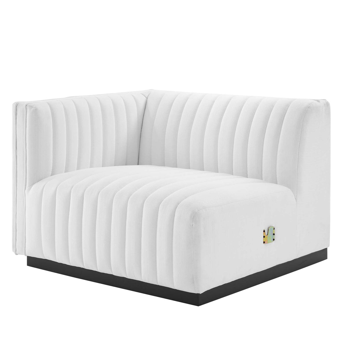 Conjure Channel Tufted Upholstered Fabric Loveseat by Modway, photo 15 of 22