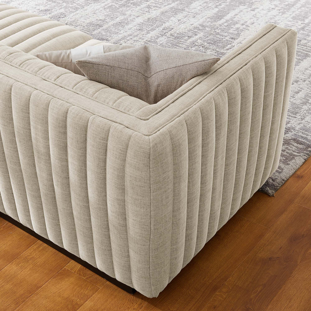 Conjure Channel Tufted Upholstered Fabric Sofa by Modway, photo 14 of 14