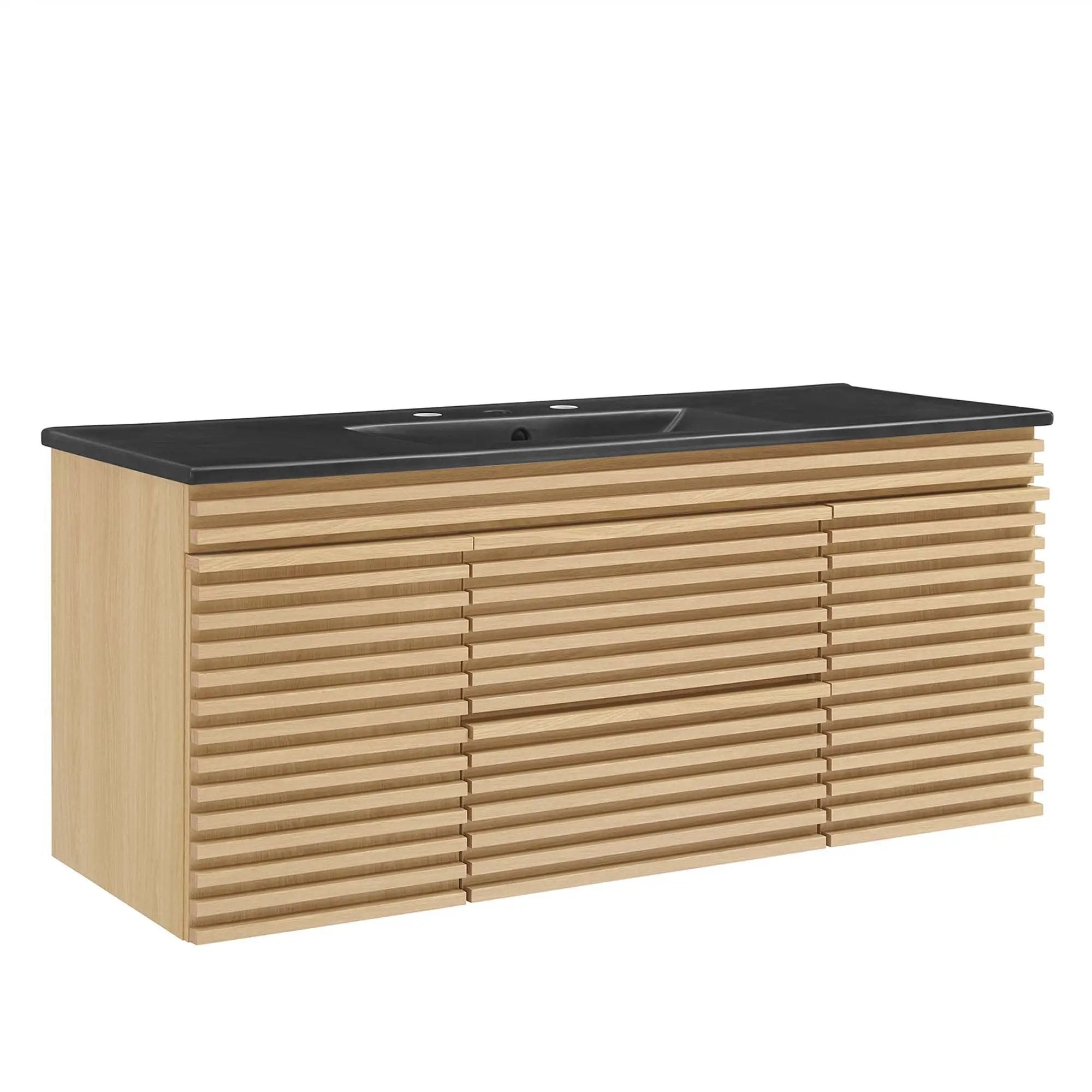 Render 48" Wall-Mount Bathroom Vanity by Modway by HouseOfZazla