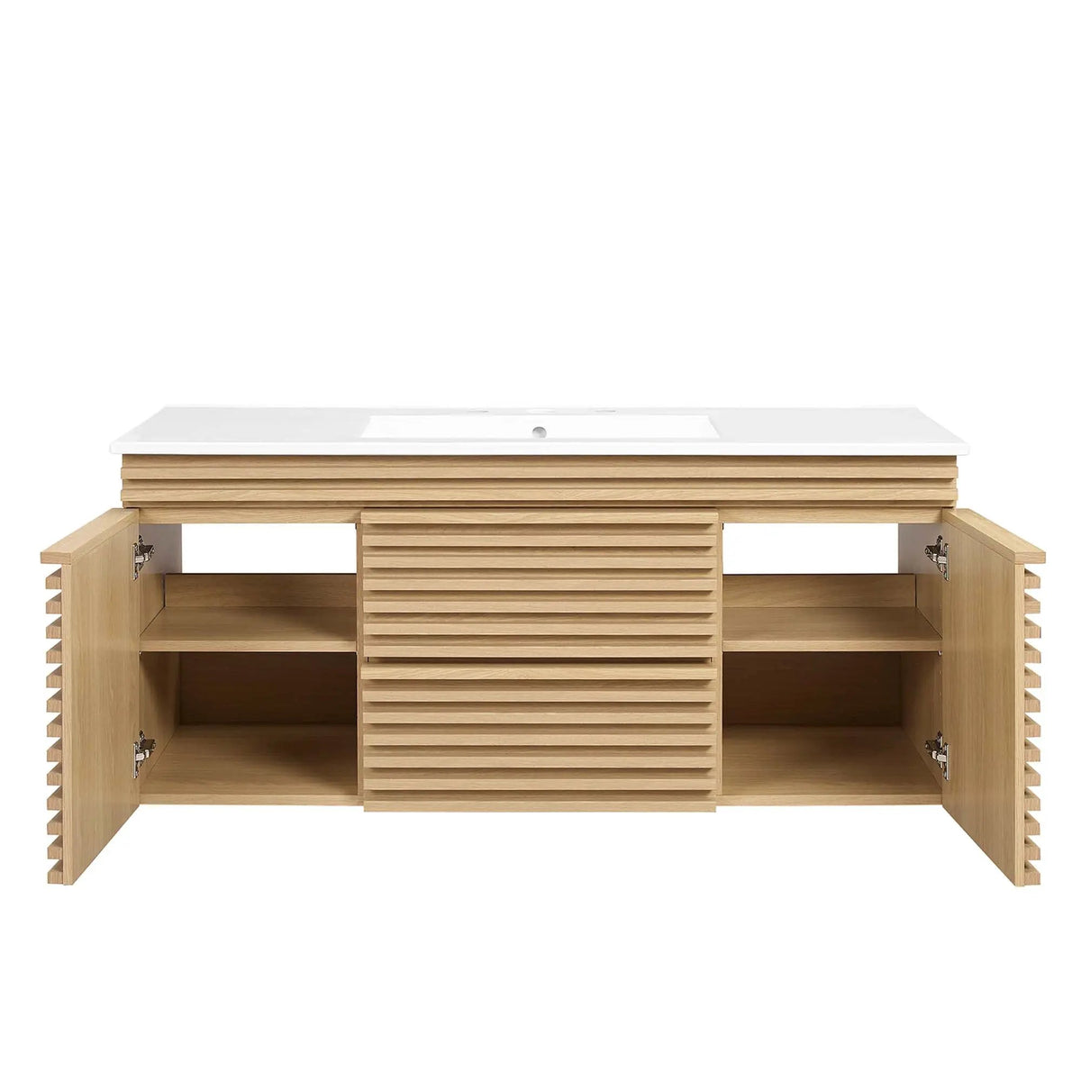 Render 48" Wall-Mount Bathroom Vanity by Modway by HouseOfZazla