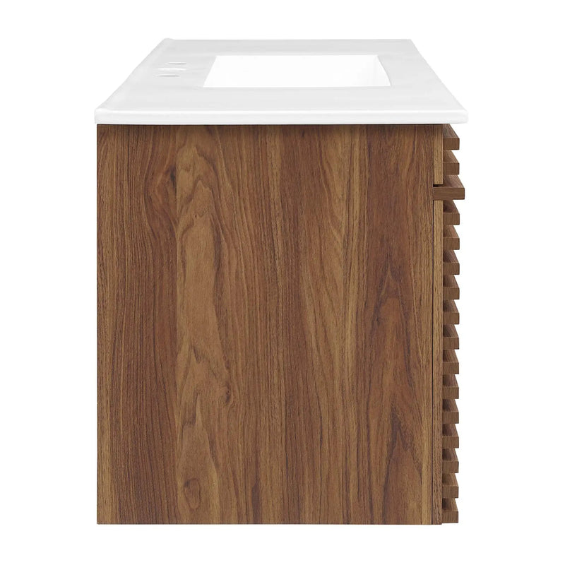 Render 48" Wall-Mount Bathroom Vanity by Modway by HouseOfZazla