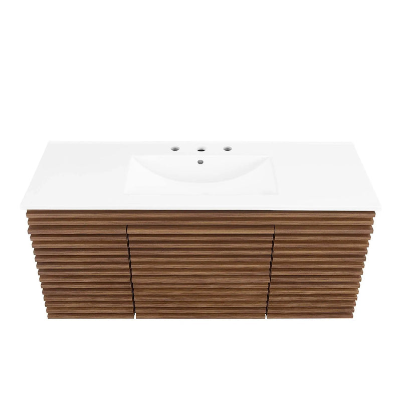 Render 48" Wall-Mount Bathroom Vanity by Modway by HouseOfZazla