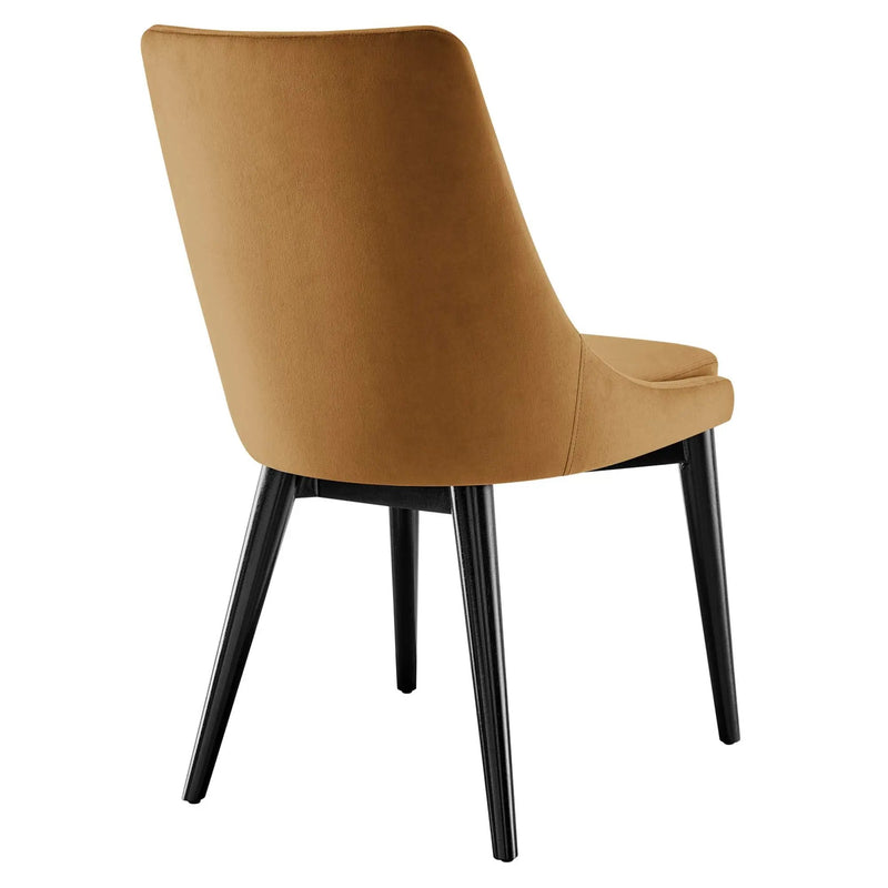 Viscount Accent Performance Velvet Dining Chairs Set of 2 by Modway by HouseOfZazla