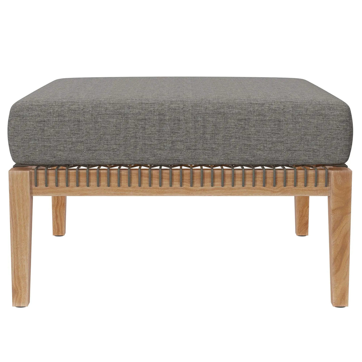 Clearwater Outdoor Patio Teak Wood Ottoman by Modway by HouseOfZazla