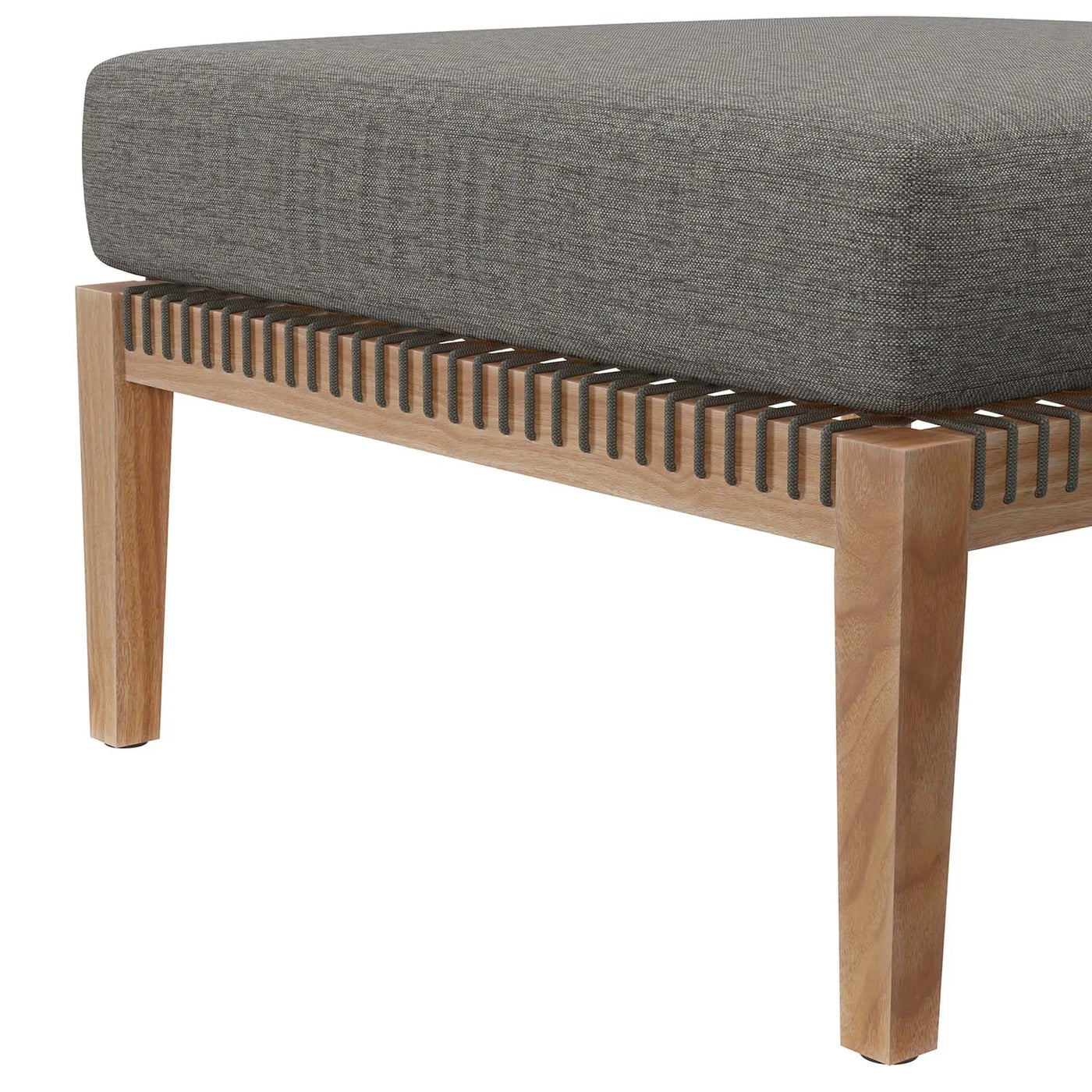 Clearwater Outdoor Patio Teak Wood Ottoman by Modway by HouseOfZazla