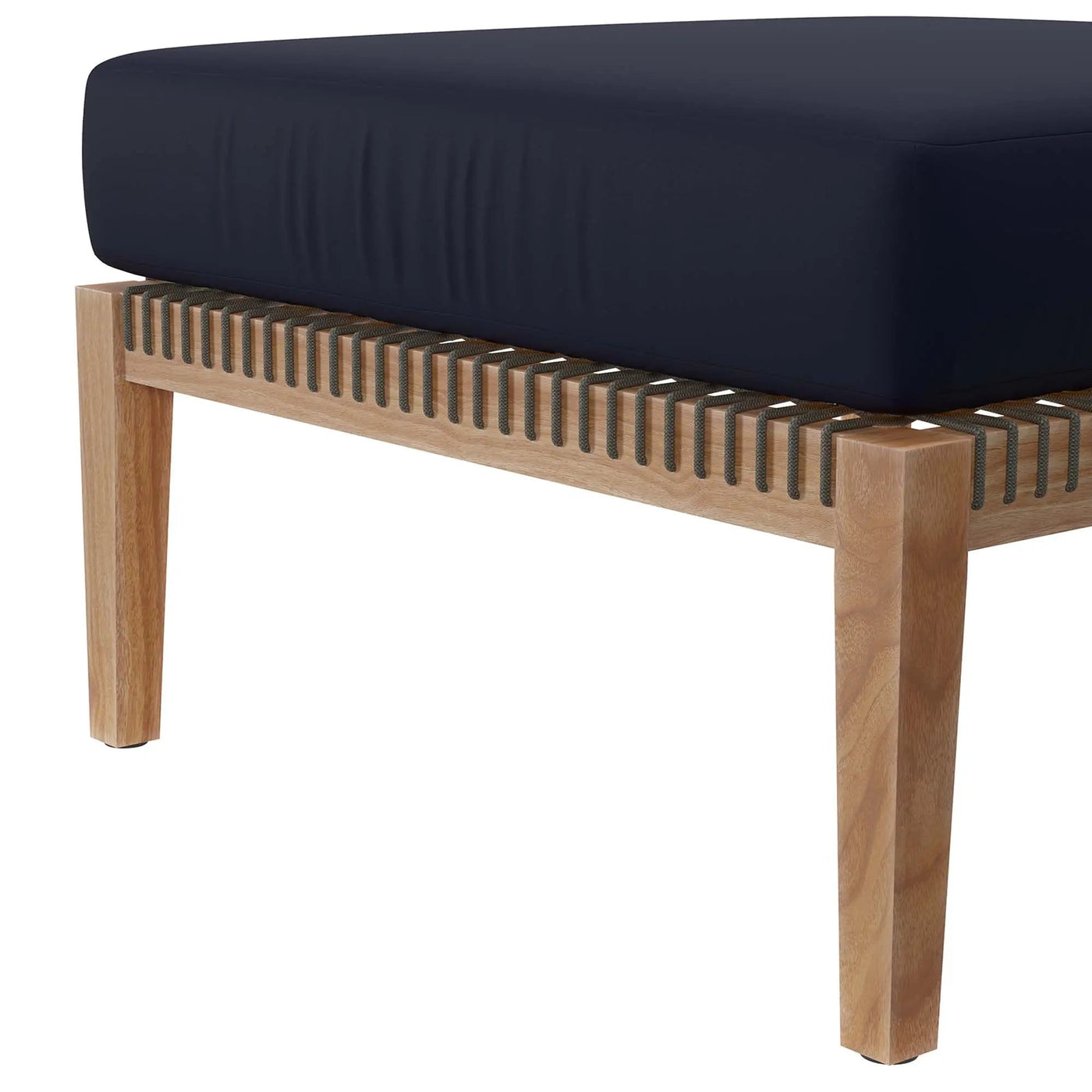 Clearwater Outdoor Patio Teak Wood Ottoman by Modway by HouseOfZazla