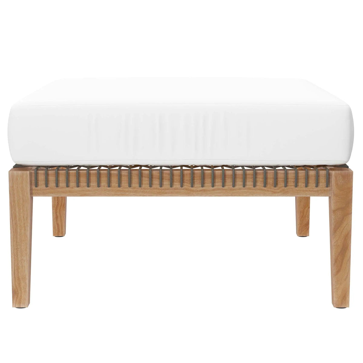 Clearwater Outdoor Patio Teak Wood Ottoman by Modway by HouseOfZazla