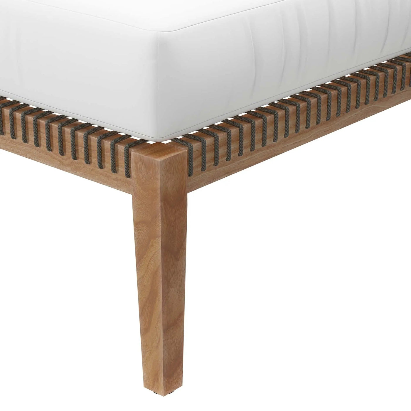 Clearwater Outdoor Patio Teak Wood Ottoman by Modway by HouseOfZazla