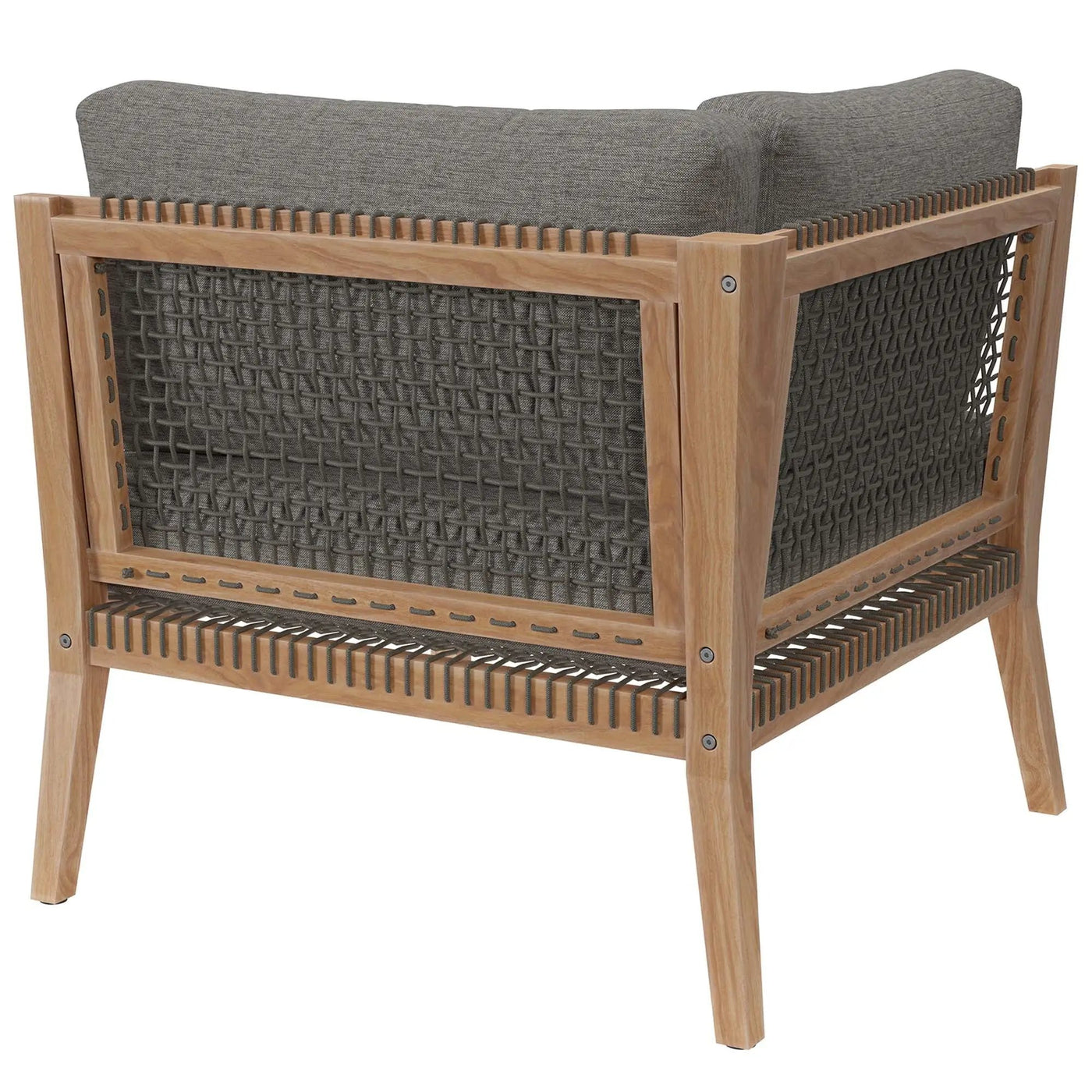 Clearwater Outdoor Patio Teak Wood Corner Chair by Modway by HouseOfZazla