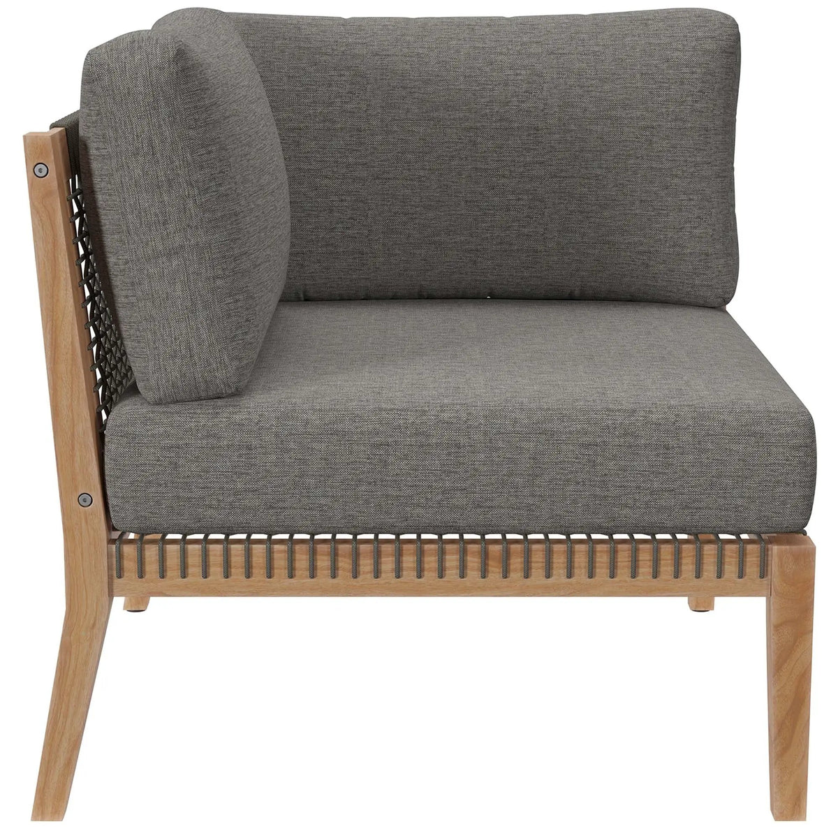 Clearwater Outdoor Patio Teak Wood Corner Chair by Modway by HouseOfZazla