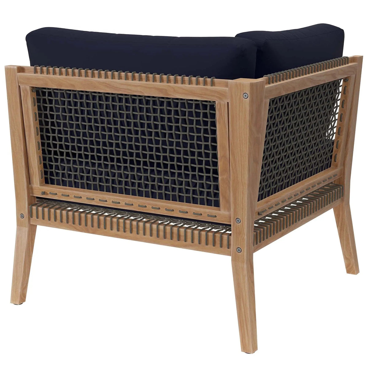 Clearwater Outdoor Patio Teak Wood Corner Chair by Modway by HouseOfZazla