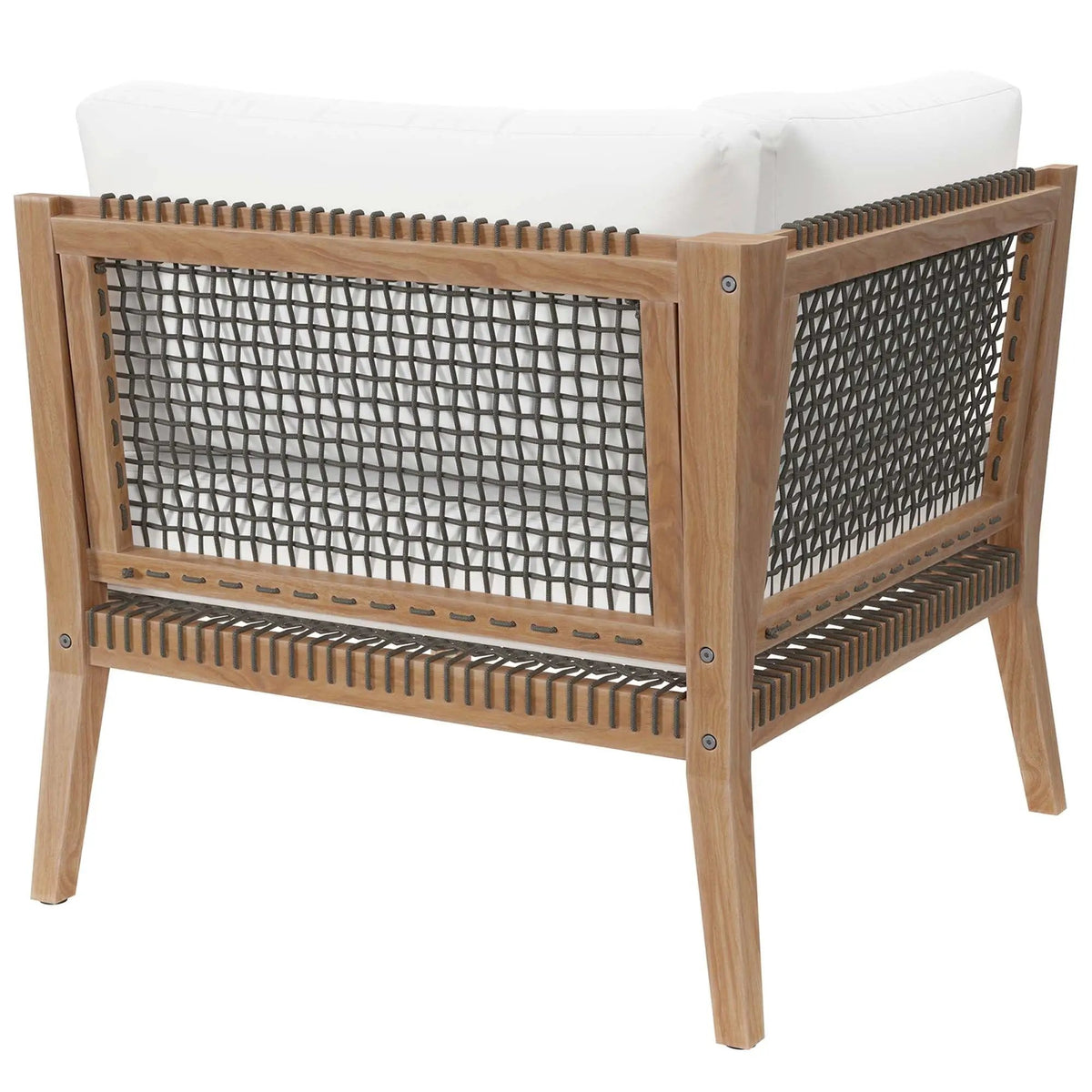 Clearwater Outdoor Patio Teak Wood Corner Chair by Modway by HouseOfZazla