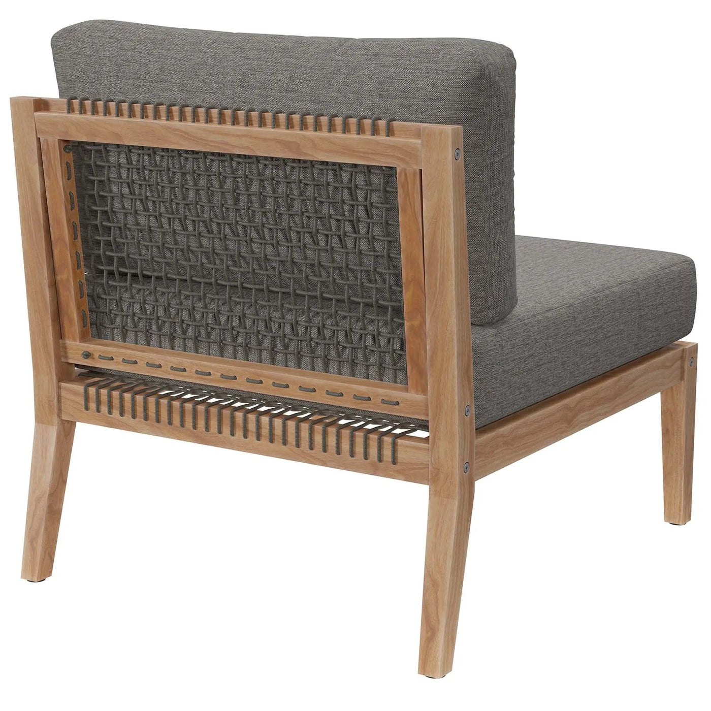 Clearwater Outdoor Patio Teak Wood Armless Chair by Modway by HouseOfZazla