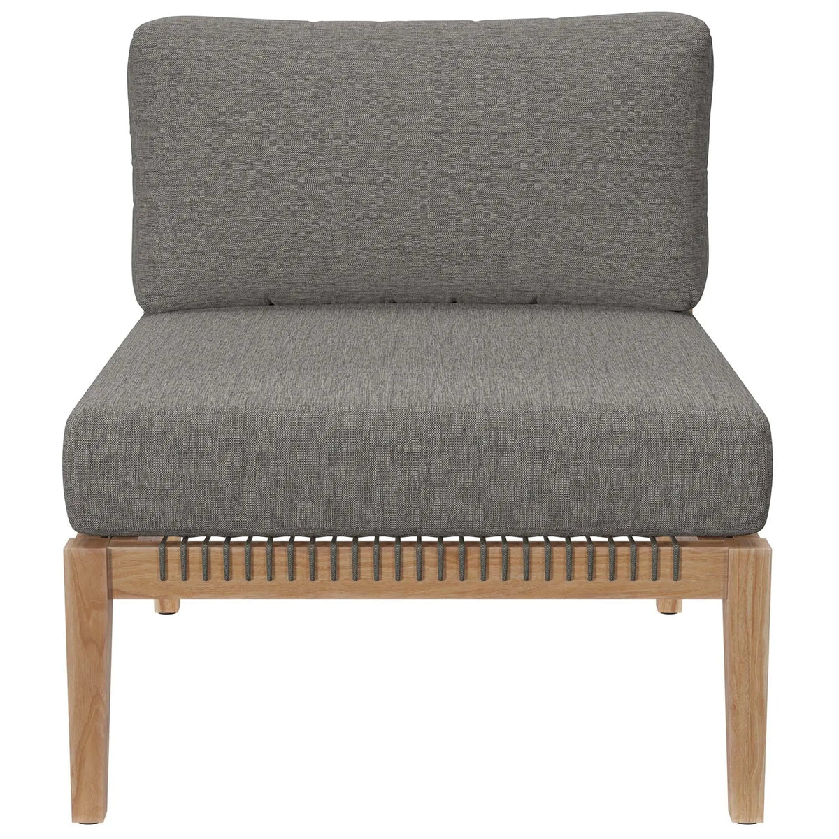 Clearwater Outdoor Patio Teak Wood Armless Chair by Modway by HouseOfZazla