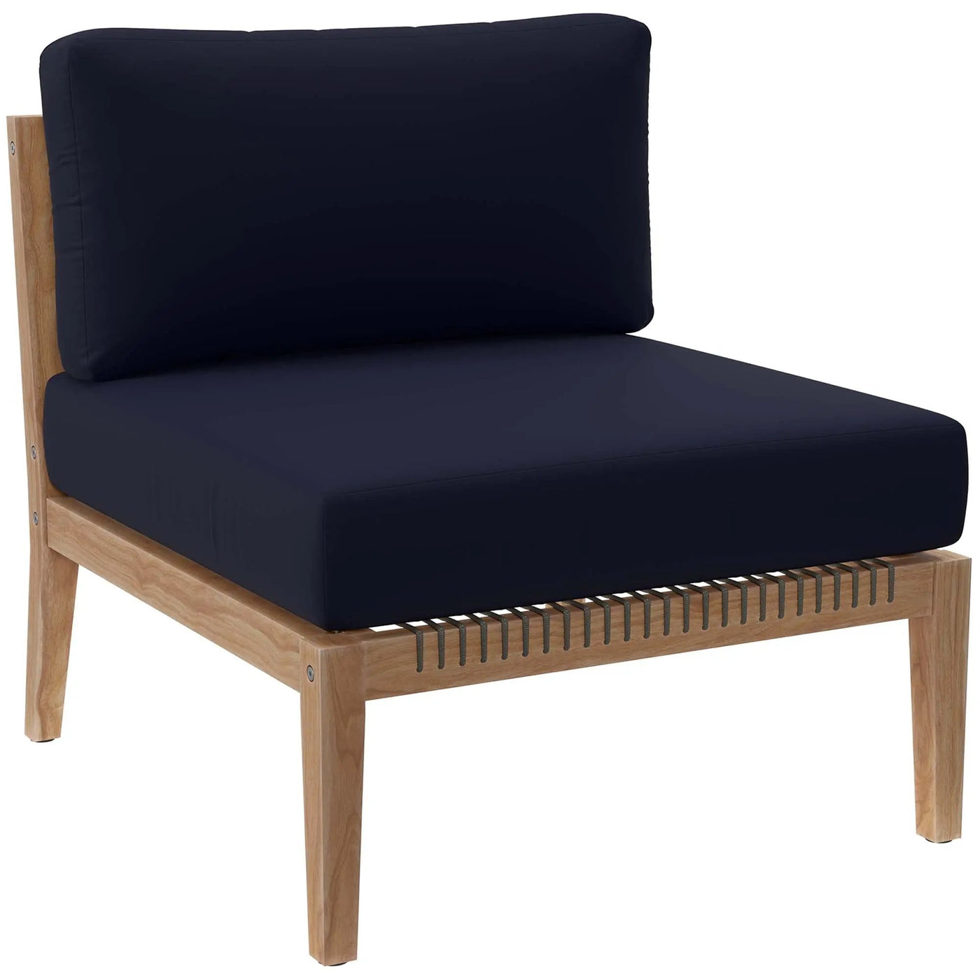 Clearwater Outdoor Patio Teak Wood Armless Chair by Modway by HouseOfZazla