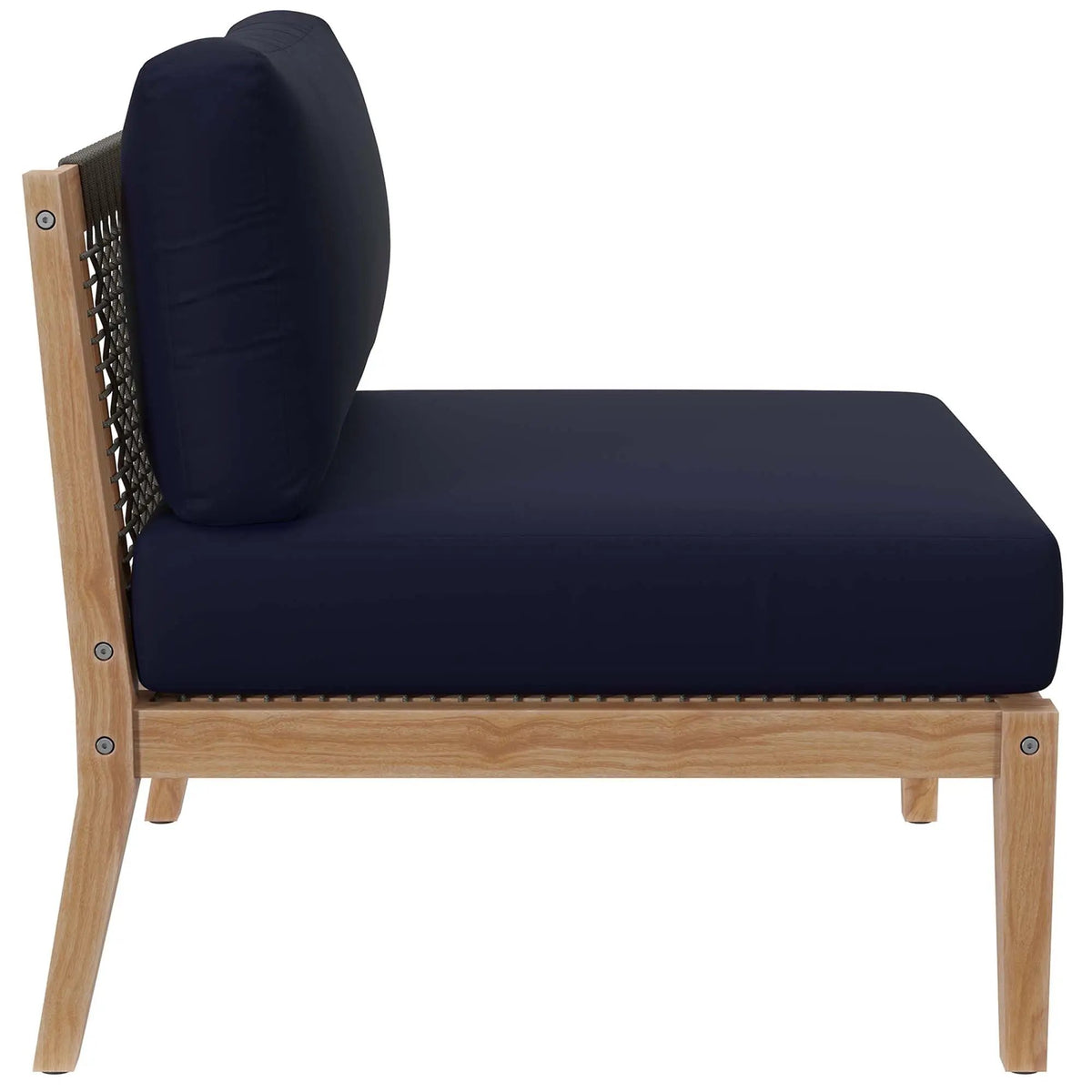 Clearwater Outdoor Patio Teak Wood Armless Chair by Modway by HouseOfZazla