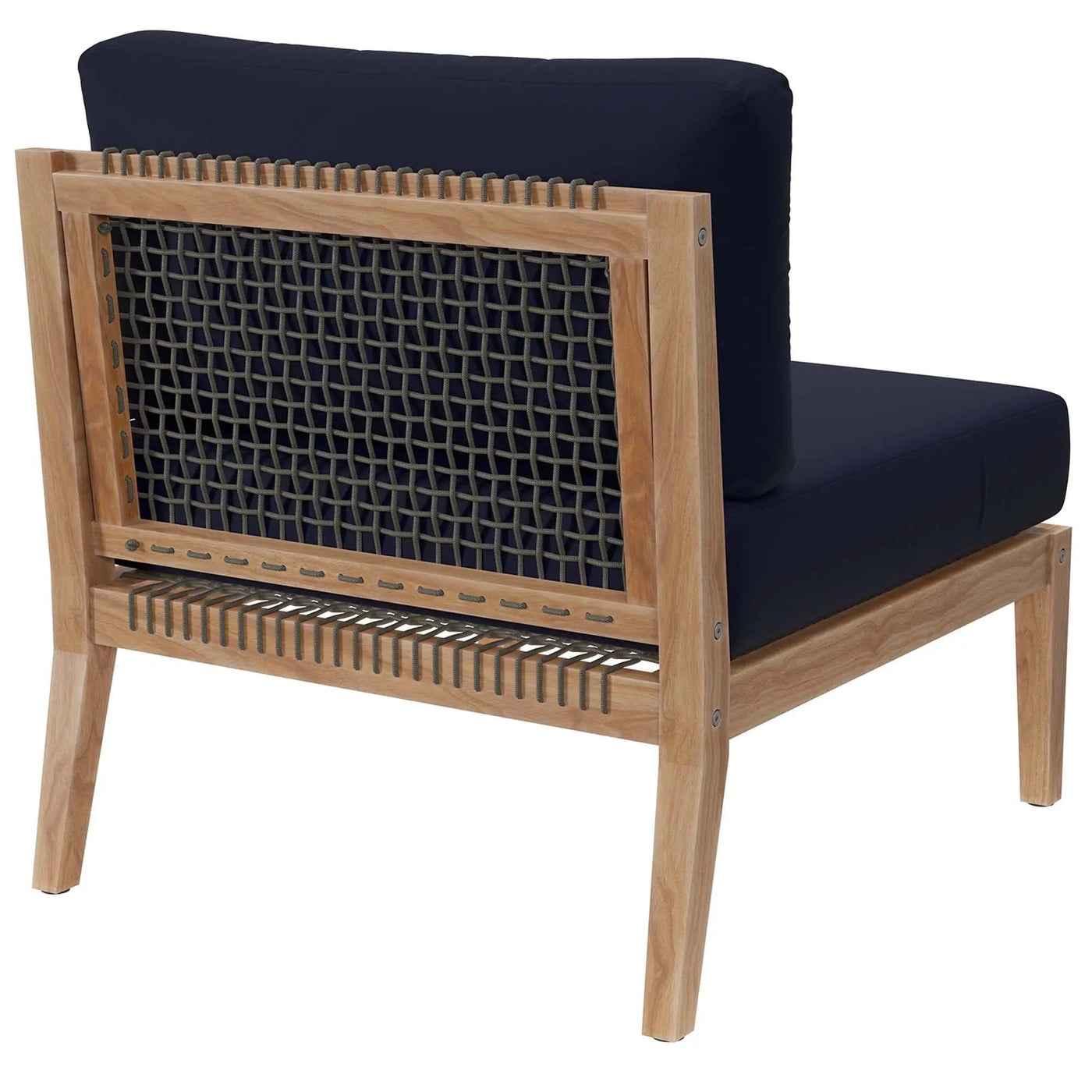 Clearwater Outdoor Patio Teak Wood Armless Chair by Modway by HouseOfZazla