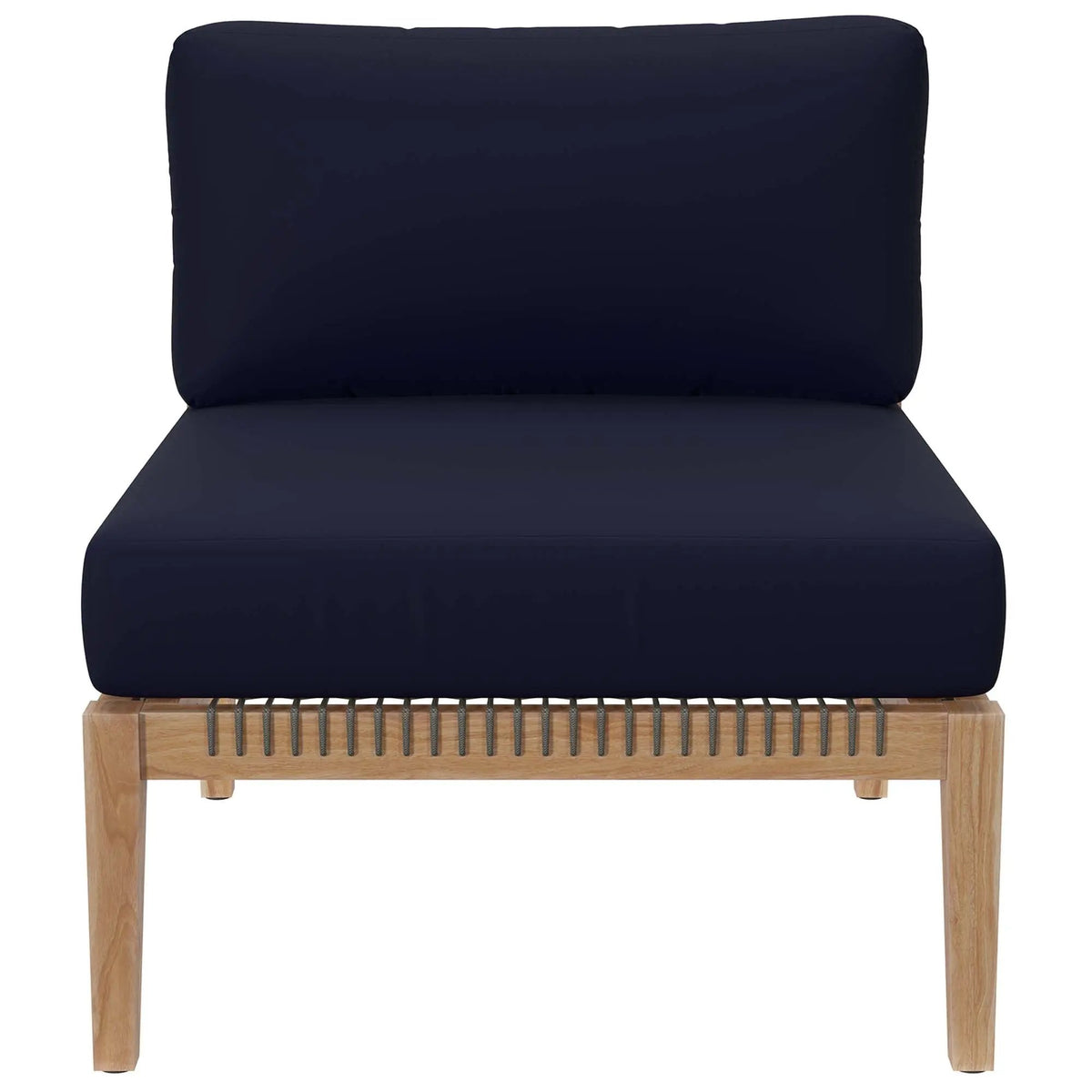 Clearwater Outdoor Patio Teak Wood Armless Chair by Modway by HouseOfZazla