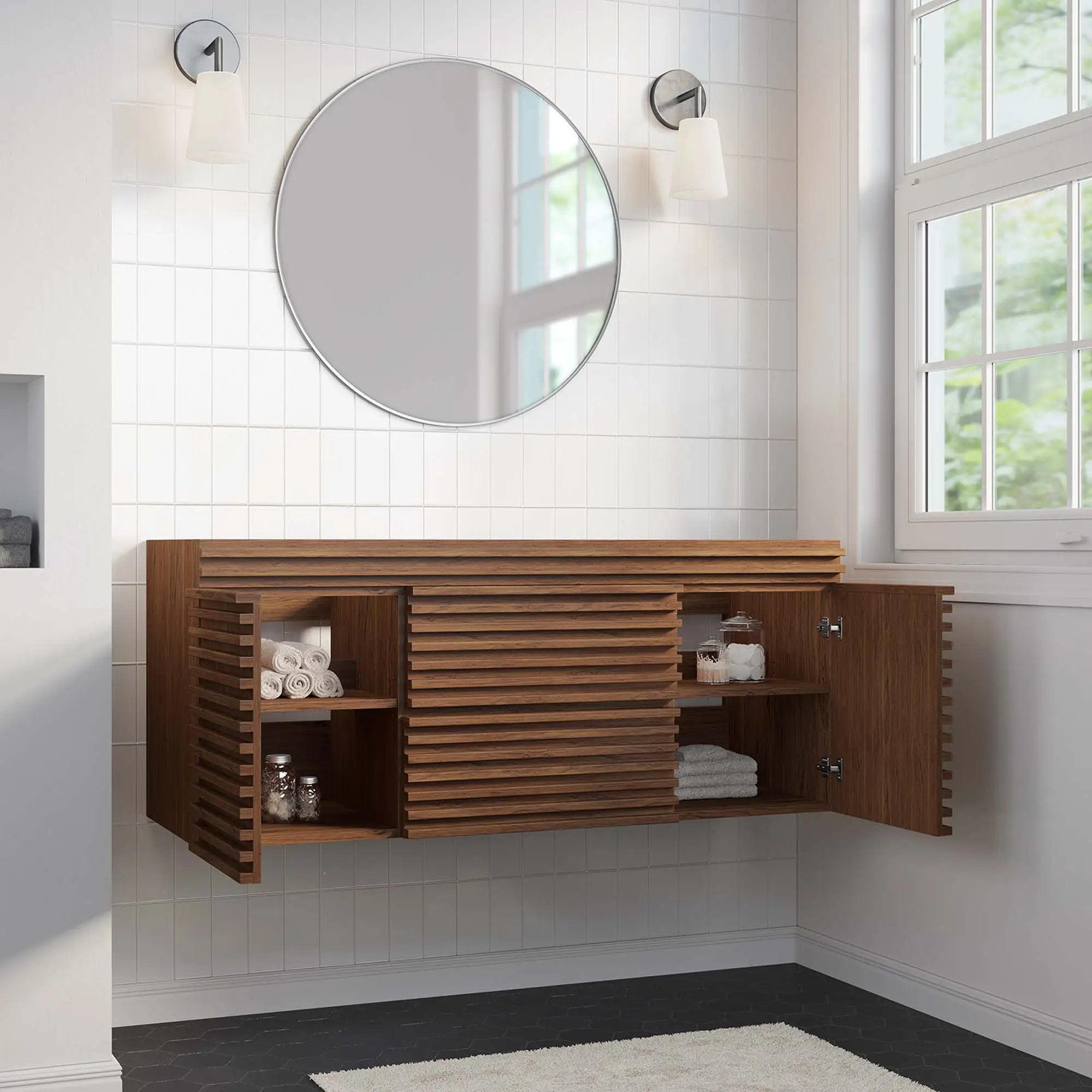 Render 48" Single Sink Compatible Bathroom Vanity Cabinet by Modway by HouseOfZazla
