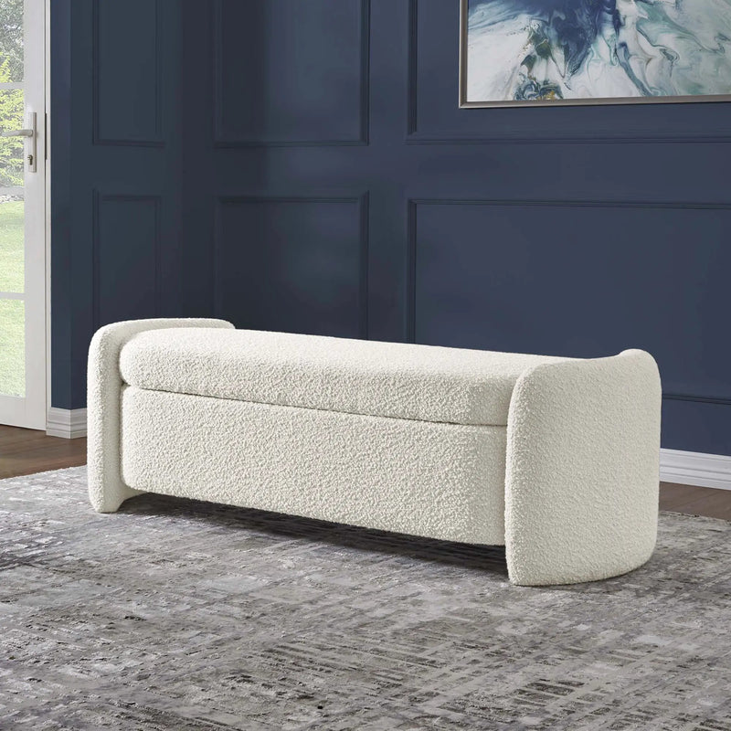 Nebula Boucle Upholstered Bench by Modway by HouseOfZazla