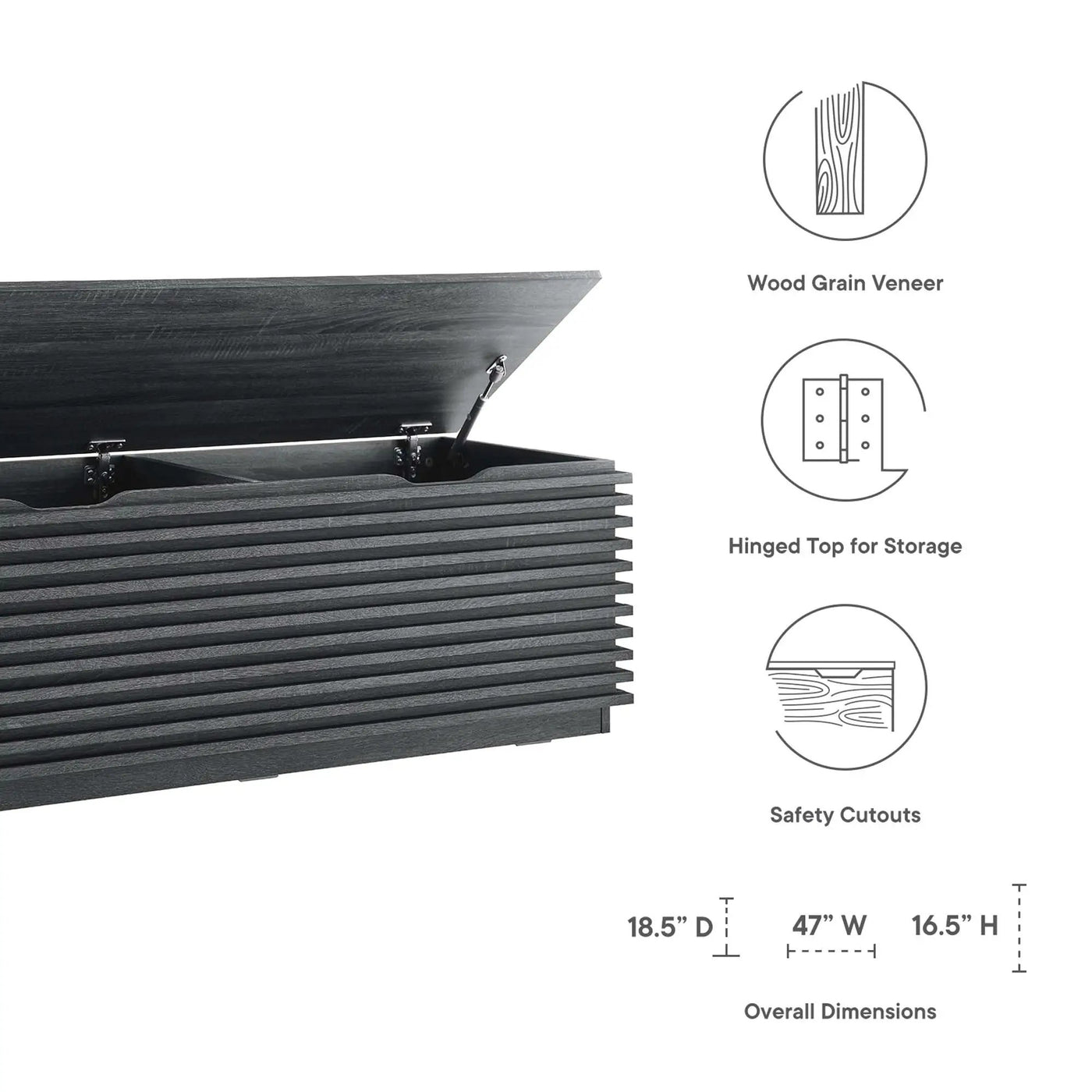 Render Storage Bench by Modway by HouseOfZazla