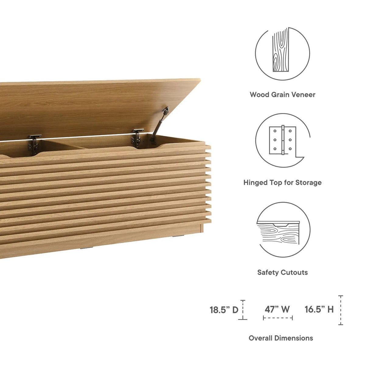 Render Storage Bench by Modway by HouseOfZazla