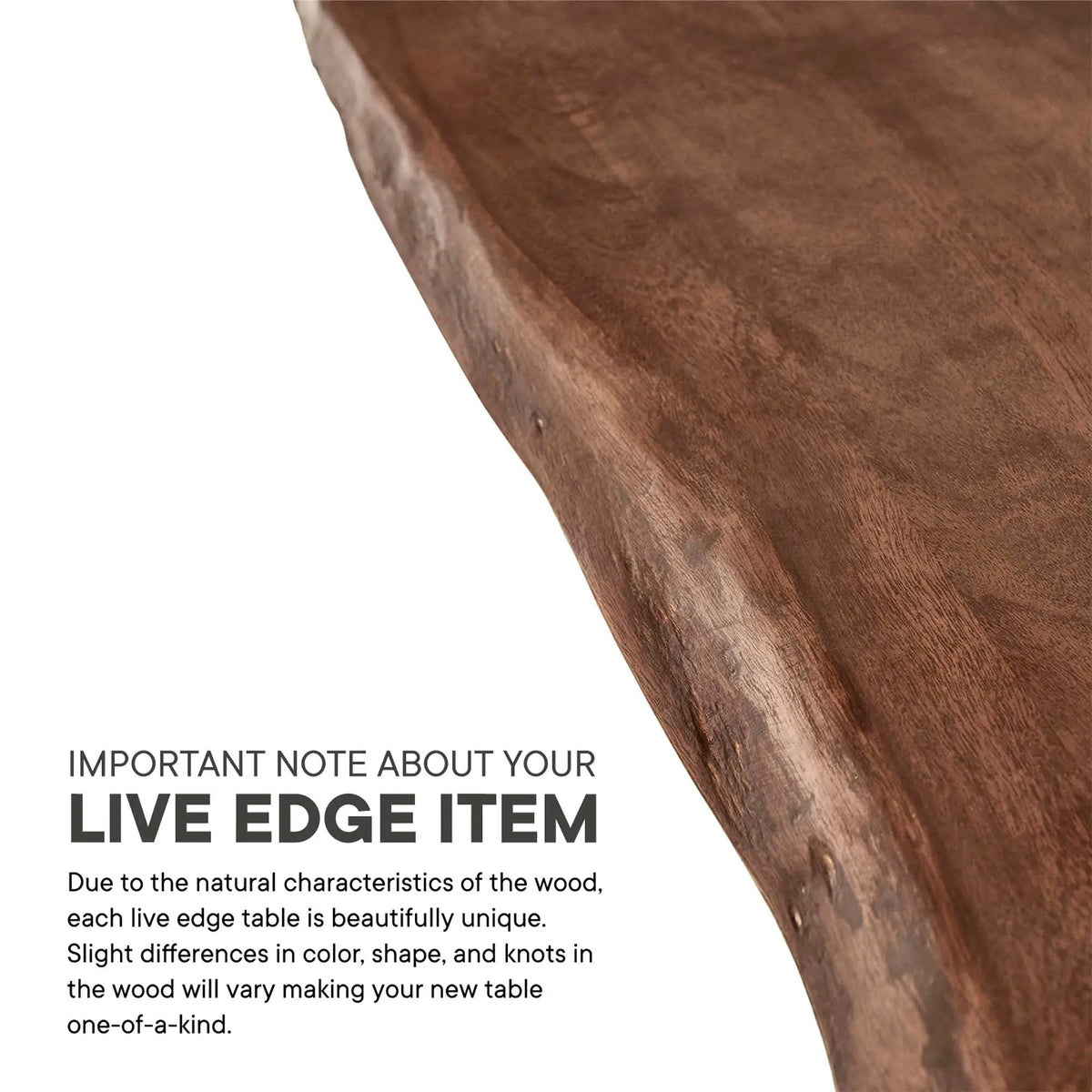 Ardor 96" Live Edge Acacia Wood Dining Table by Modway by HouseOfZazla