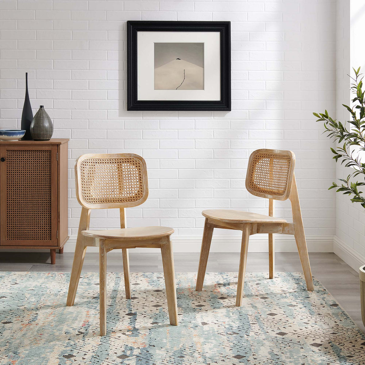 Habitat Wood Dining Side Chair Set of 2 by Modway, photo 19 of 20