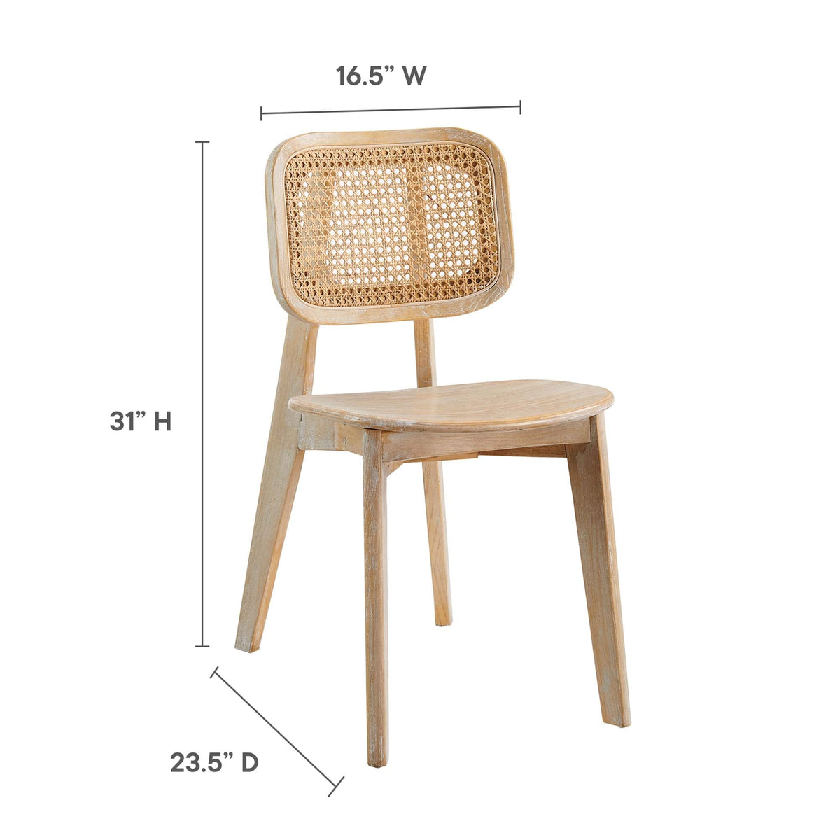 Habitat Wood Dining Side Chair Set of 2 by Modway, photo 13 of 20